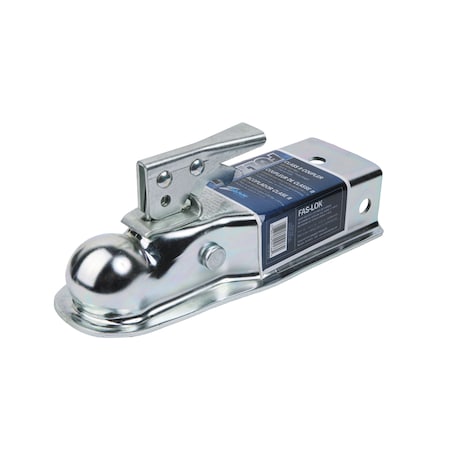 Fulton Fulton 22300 0101 Fas-Lok Straight Class II Trailer Coupler - 2" Ball, 3" Channel, 3500 lbs. 22300 0101